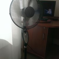 エアコン無く扇風機のある部屋でした