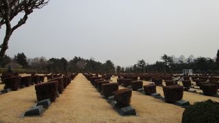 UN記念公園　　厳かな雰囲気です