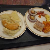 夕食ハーフバイキング分