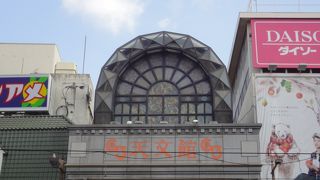 鹿児島の中心商店街。