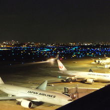 北ウイング側の夜景