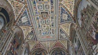 特に素晴らしい「ピッコロミーニの図書館の天井」