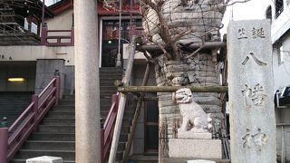 目黒駅近くの安産の守り神