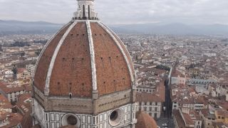 クーポラの大屋根を真近に臨む　鐘楼の展望台