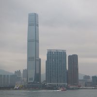 上環から香港駅までの景色