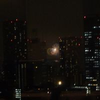 レストランから見えた花火