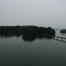 部屋から福浦島の眺め