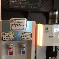 ロビーのラウンジにフリードリンクコーナーがありました。
