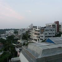 部屋から北側の眺望、眼下は崖だった