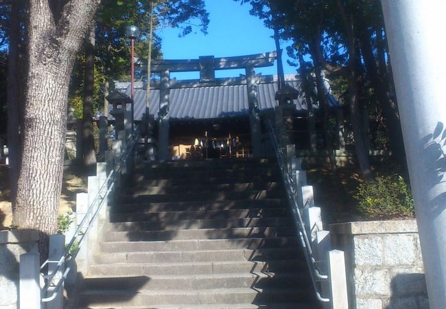 古墳の上の神社