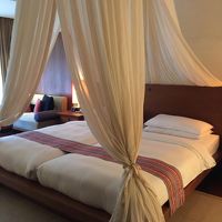 素敵なベッド、テンション上がります〜。