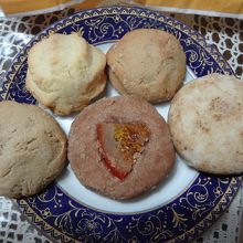 5種類のクッキーを購入!