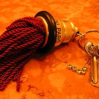 ホテルの鍵が……重かったです