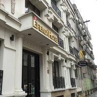 ヨーロッパっぽい造りが素敵なホテルです。