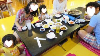 2014/2015 ゆく年くる年 孫娘(３才&１才)達と過ごす IN サイパン 最終日の夕食