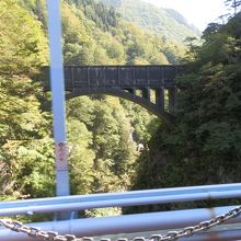 黒薙駅近くの水路橋です。