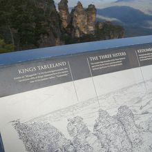 エコポイントよりスリーシスターズの案内板と共に