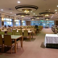 朝食会場でした。