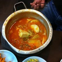 キムチチゲ（鍋バージョン）
