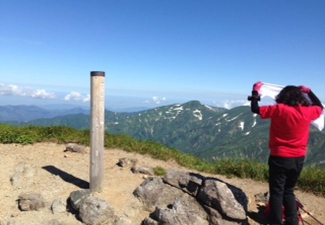 いちばん標高が高いのは、大日岳