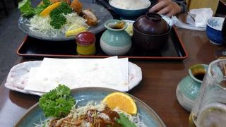 お食事処 みしまやの夕食