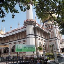アラブ街にあるスルタン・モスク