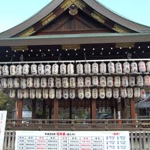 提灯は圧巻でした