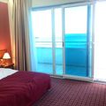 窓からの眺めが、アドレア海が一望絵できるリゾートホテル