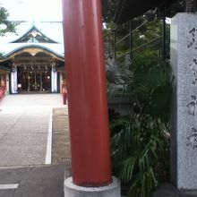 鳥居付近