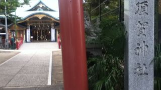 普段は静かな神社