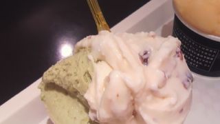 種類はあまり多くないが美味しいジェラート