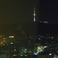 ソウルタワーが見えます