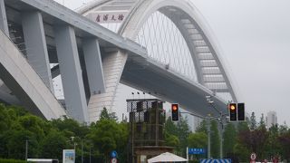 上海万博跡地を見下ろす