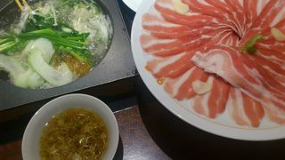 鹿児島の黒豚しゃぶしゃぶが