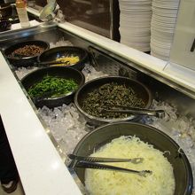 野菜類　ビビンパプに乗せてもいい