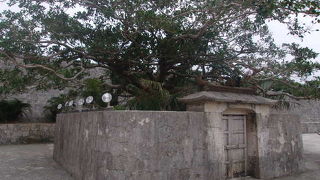 目立ちませんが信仰の対象となっている神聖な場所です