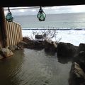 海が目の前の絶景露天風呂
