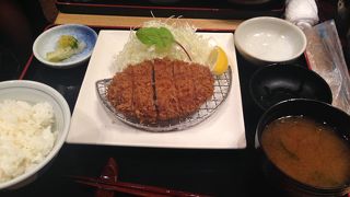 とても美味しいトンカツ