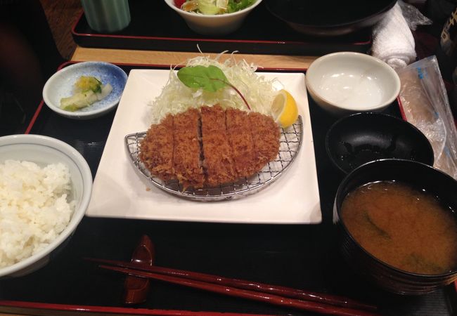 とても美味しいトンカツ