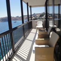 広いバルコニー