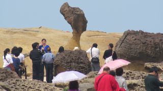 珍しい岩が立ち並ぶ地質公園