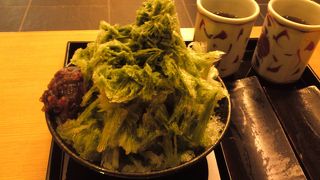 かき氷が食べられる！