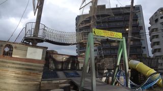 座礁船のレプリカ