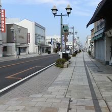 栃木市内の町並み