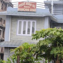 住宅地にあります