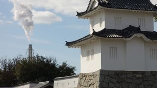 整備された城内