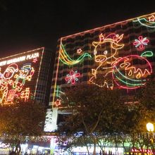 トナカイのイルミネーション