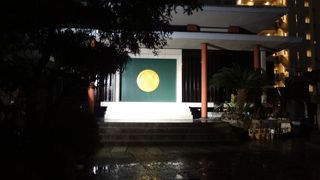 印象的な本堂です