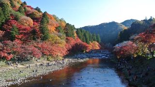 紅葉時期は渋滞必至！