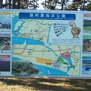 中田島砂丘周辺に位置する公園